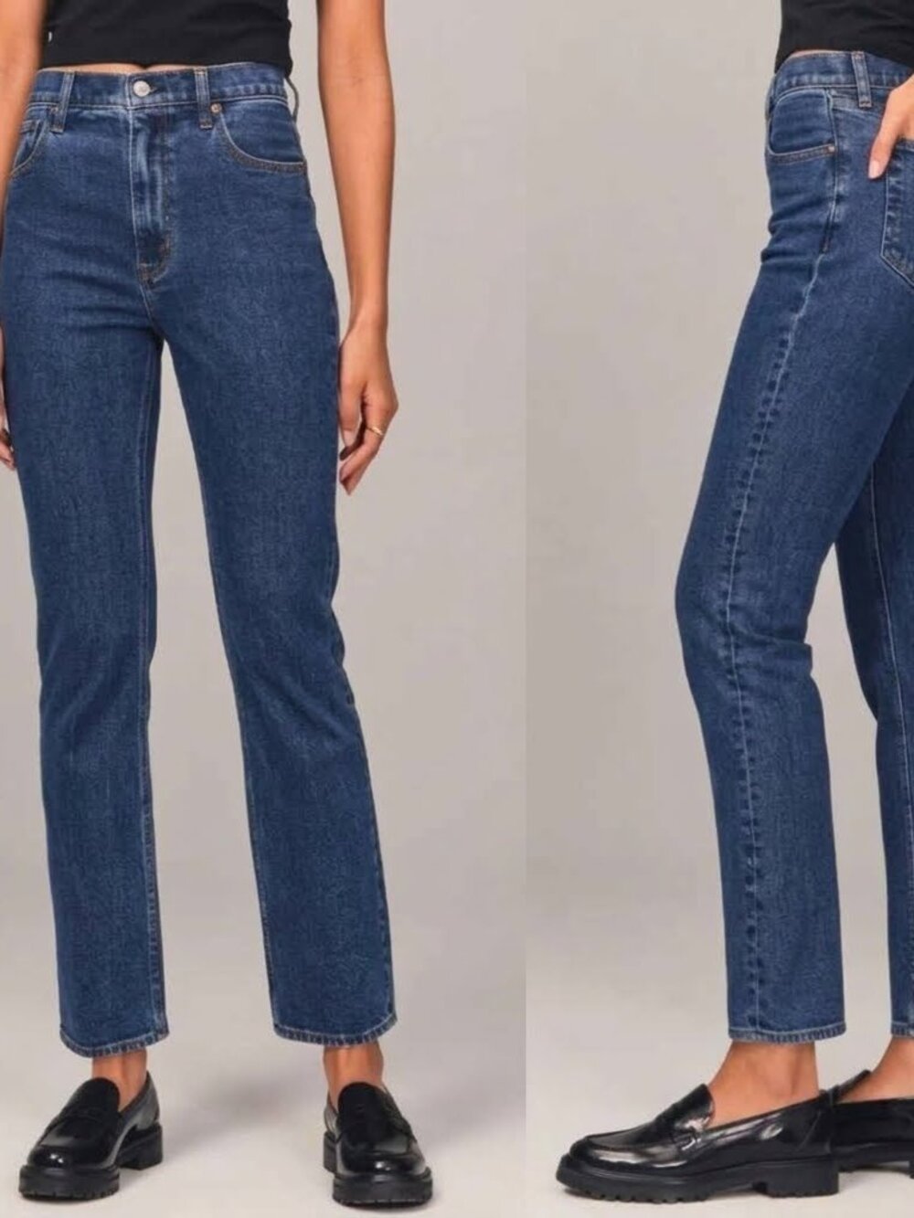Abercrombie & Fitch The Ankle Straight Ultra High Rise Jeans Size 29